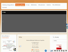 Tablet Screenshot of biblioteka-gogolin.pl